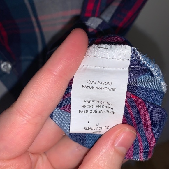 Rails Britt Plaid Short Sleeve Button Down - Picture 5 of 6